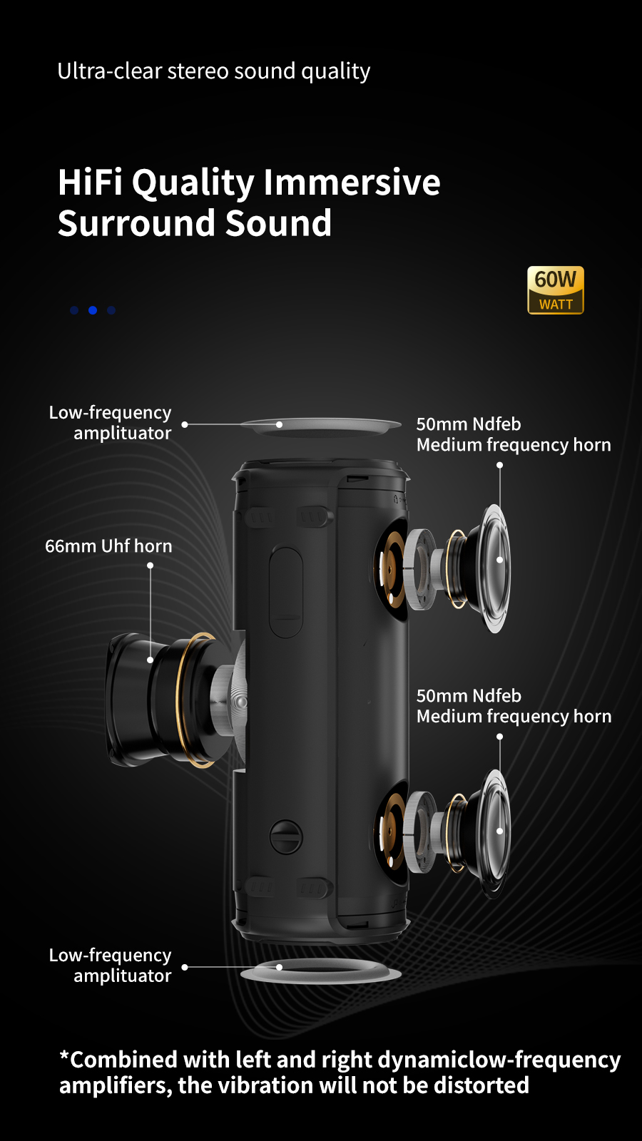 T30 60W Wireless IP67 Waterwoofer speaker(图3) t30_03.jpg
